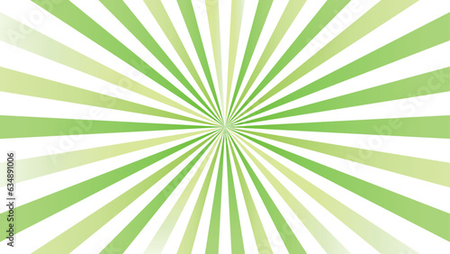 緑色の効果線の背景イラスト アスペクト比16：9バージョン