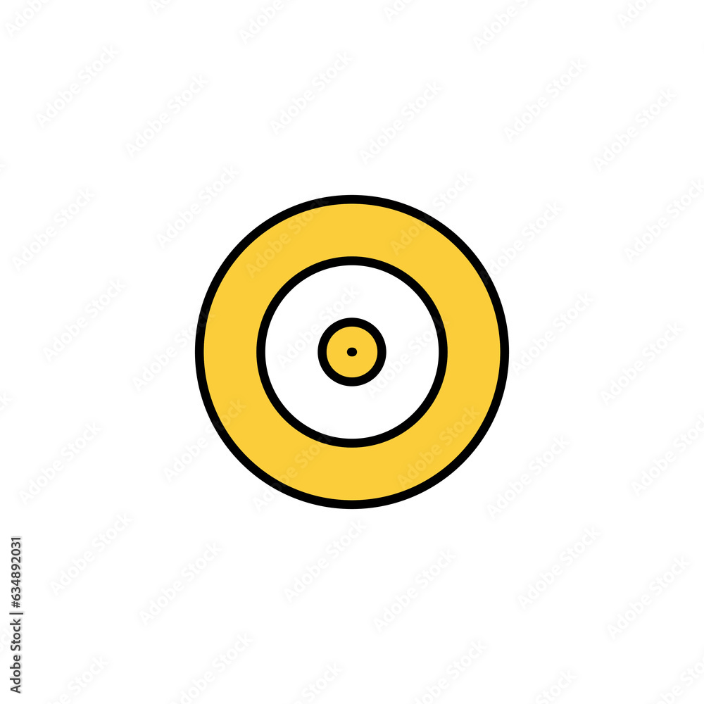 Target icon vector for web and mobile app. goal icon vector. target marketing sign and symbol Target icon vector for web and mobile app. goal icon vector. target marketing sign and symbol