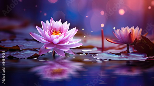water lily on the water