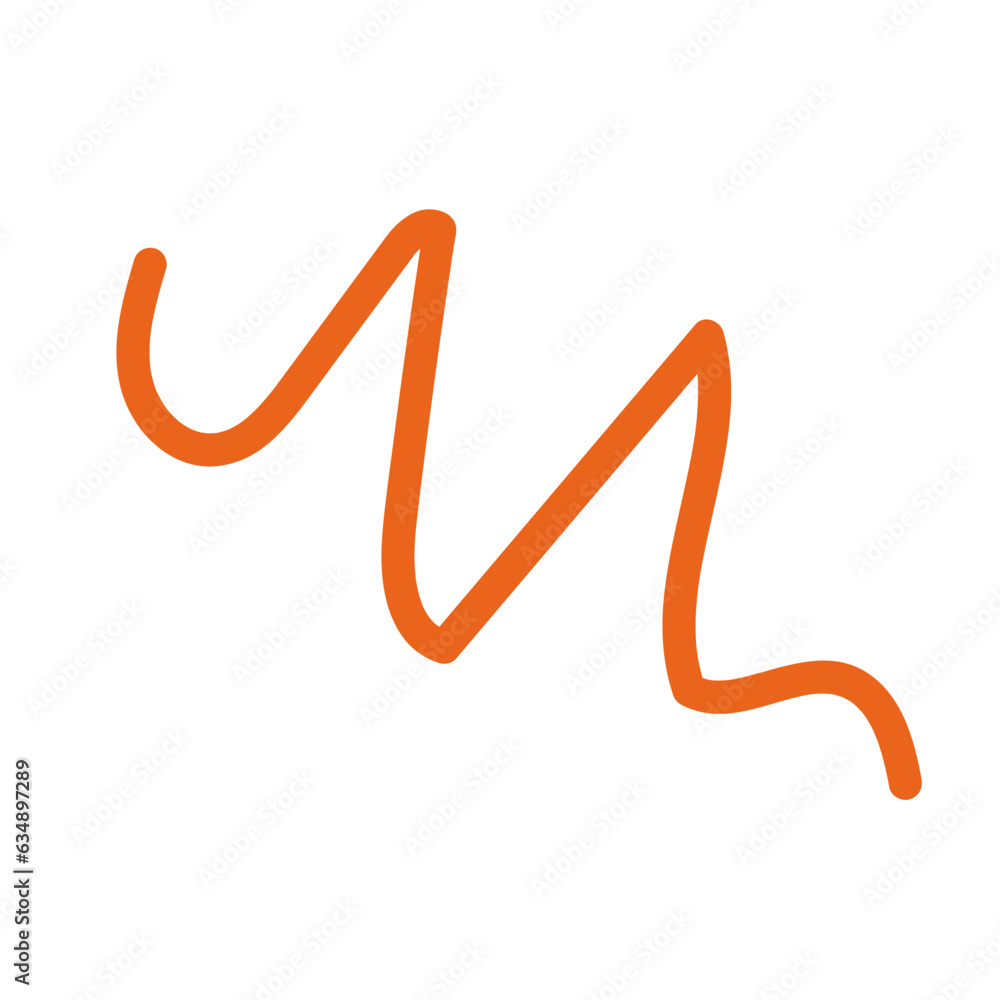 Neutral Doodle Squiggly Line Neutral Doodle Squiggly Line