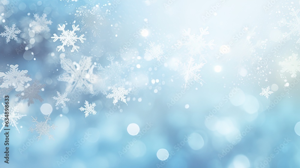 Snowy winter abstract background Snowy winter abstract background