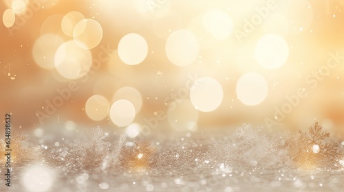 Snowy winter abstract background