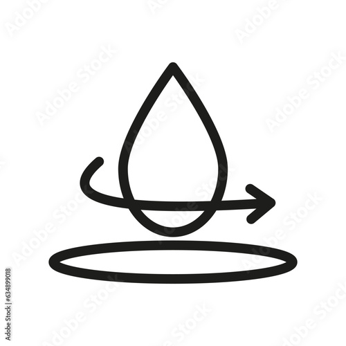 Recycle or reuse water icon. Vector illustration. EPS 10.