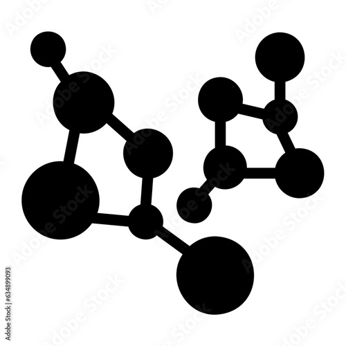 chemistry glyph icon