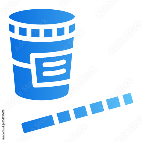 urine test gradient icon