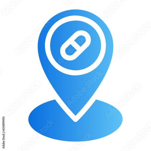 location gradient icon