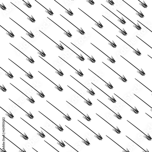 Imitation of diagonally falling meteorites or comets.