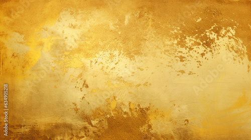 gold background with splatters on a gold plate