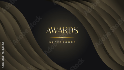Black gold royal awards graphics background lines sparkle elegant shine modern glitter template luxury premium corporate abstract design.