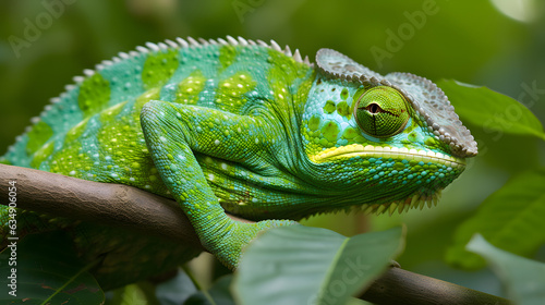 Fotografiet lizard reptile green animal nature iguana wildlife