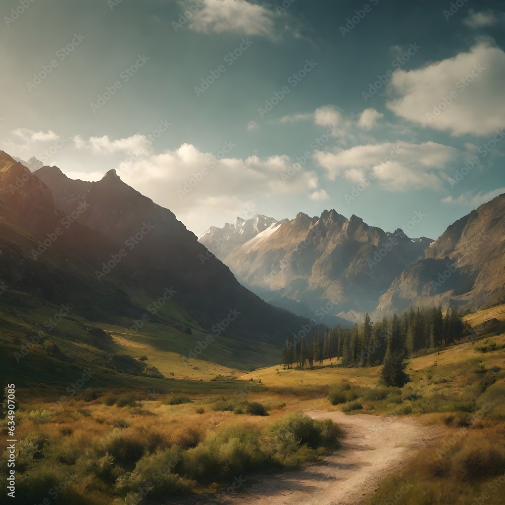 Fototapeta premium Landscapes Background Very Cool