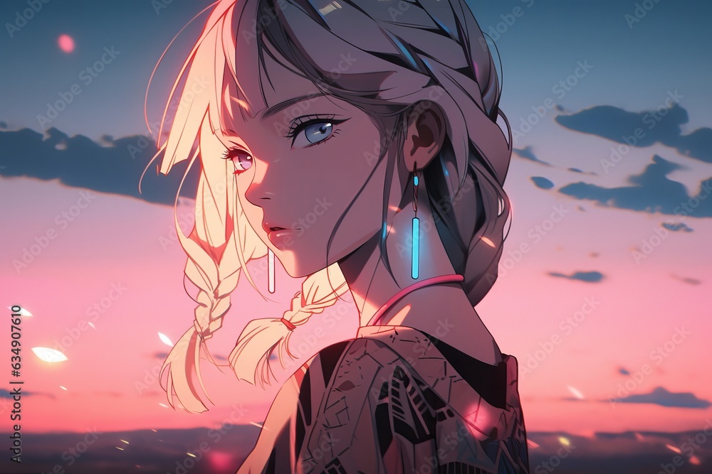 アニメ系女性,Generative AI AI画像 アニメ系女性,Generative AI AI画像