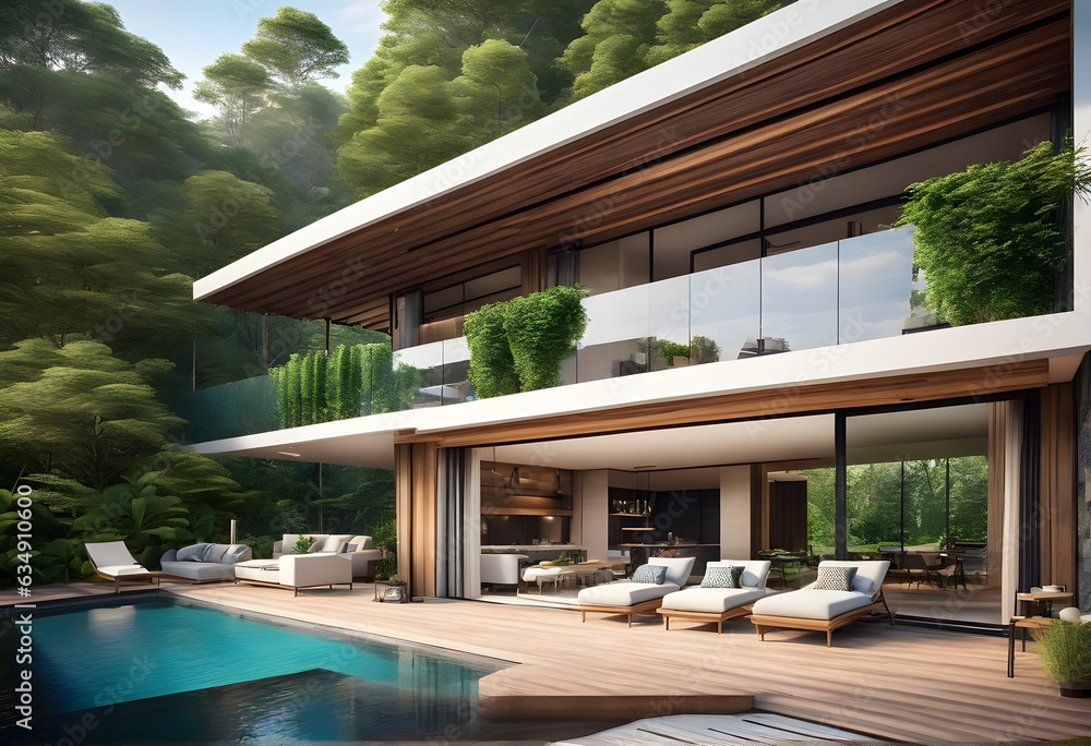 Fototapeta premium Seeking Serenity Healing and Tranquility in Diverse Retreats.(Generative AI)