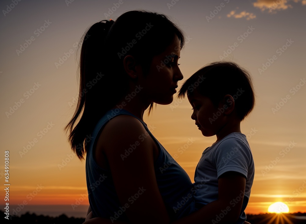 A Mother’s Arms: The Perfect Place to Watch the Sunset