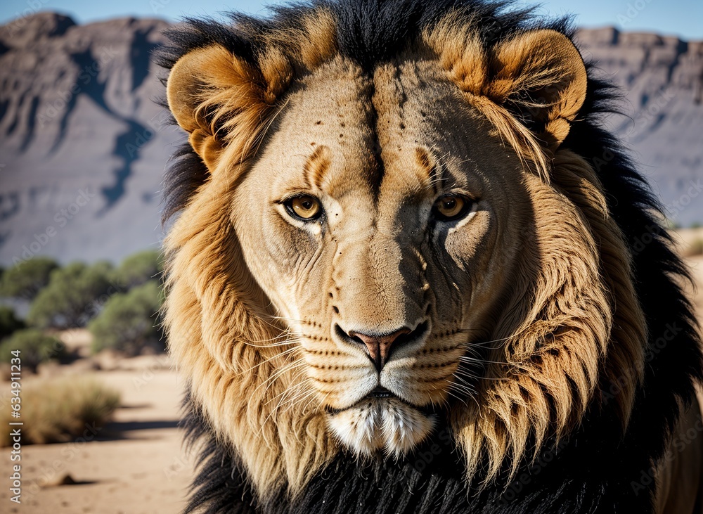 Fototapeta premium A Lion’s Gaze