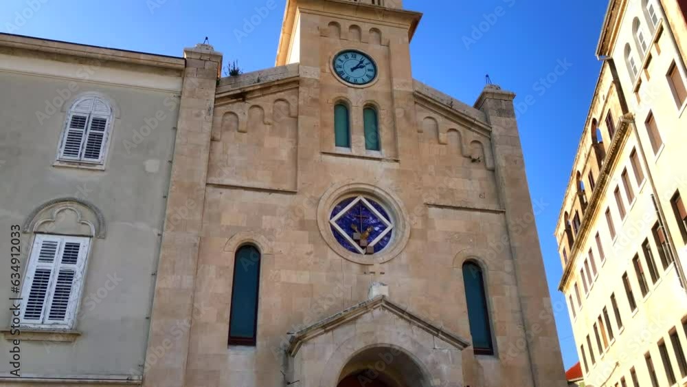 Church and Monastery. Church of Saint Francis. Split, Croatia. Church and Monastery. Church of Saint Francis. Split, Croatia.