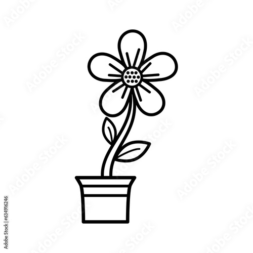 flower icon vector logo template