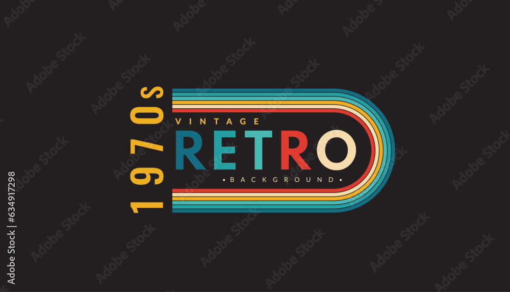 Abstract minimalist retro background with rounded stripe elements. Retro wallpaper. Vector illustration for design. 70s-style concept. Abstract minimalist retro background with rounded stripe elements. Retro wallpaper. Vector illustration for design. 70s-style concept.