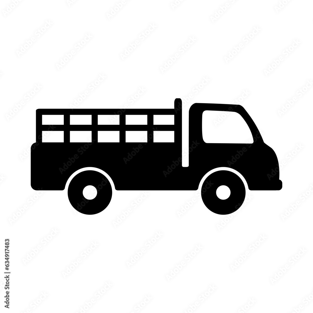 truck illustration vector logo template