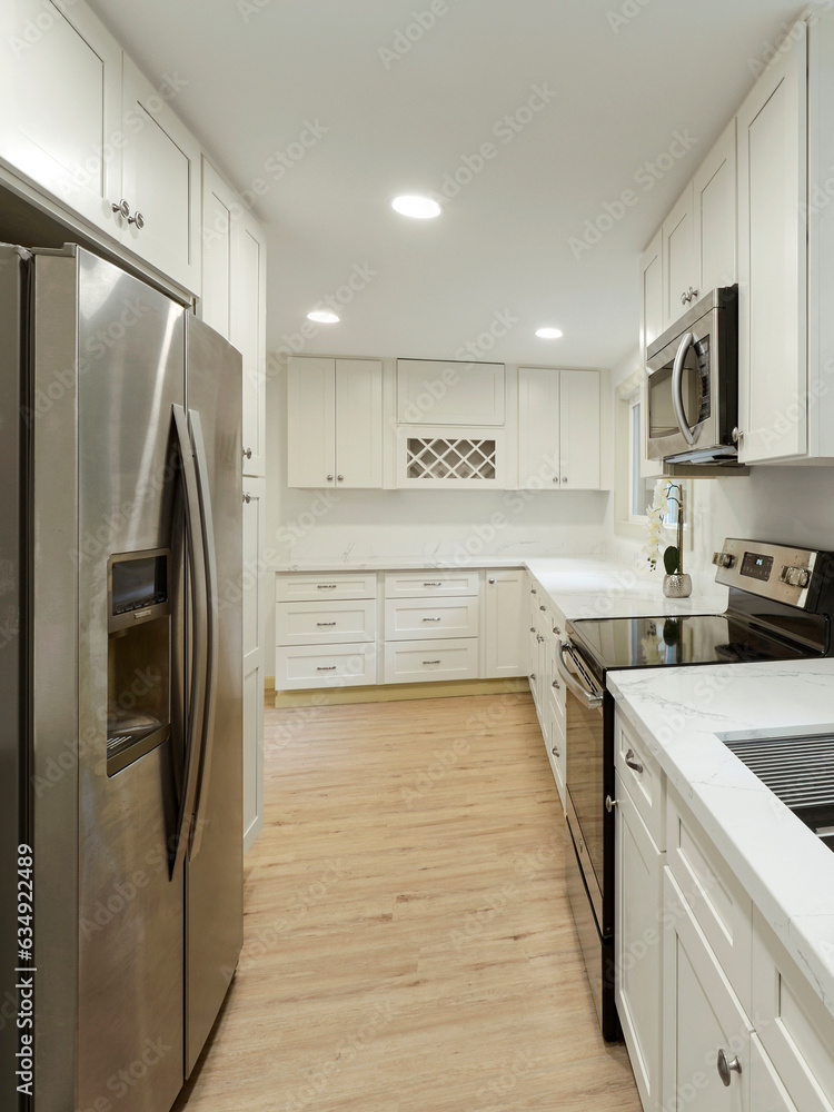 Modern residential luxury kitchen interior Modern residential luxury kitchen interior