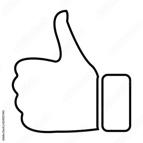 Thumbs, up, like icon