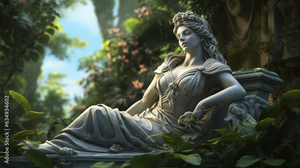 a statue of a person sitting in a tree a statue of a person sitting in a tree
