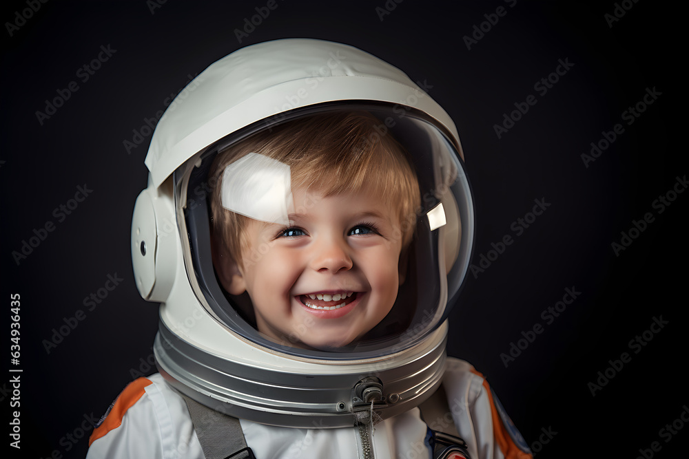 portrait of young boy wearing spaceman costume portrait of young boy wearing spaceman costume