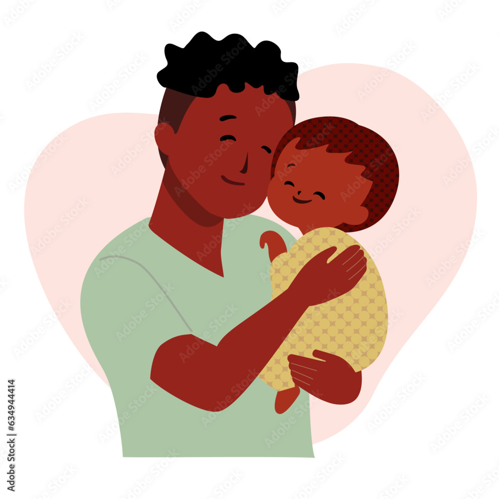 Man holding a baby