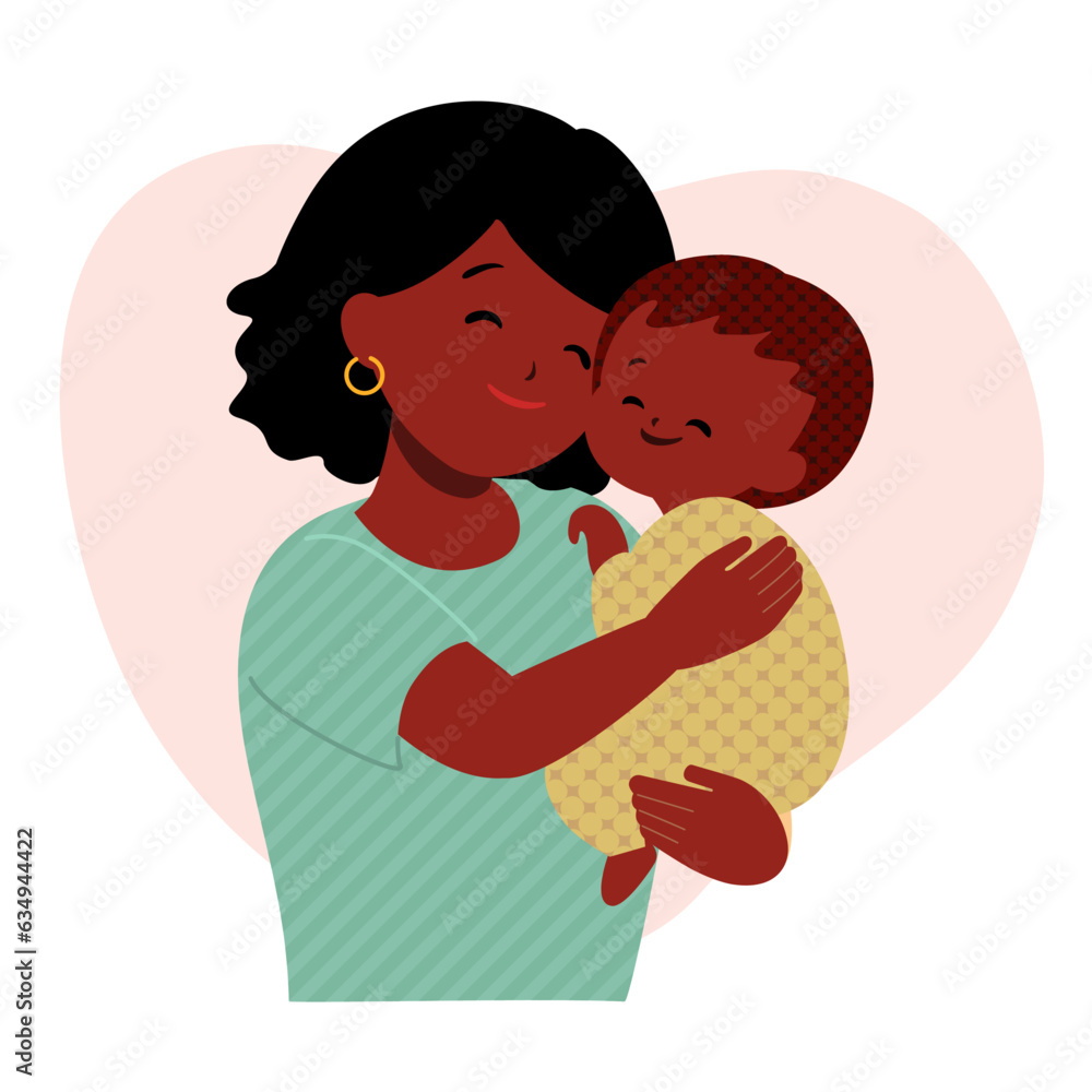 Woman holding a baby Woman holding a baby