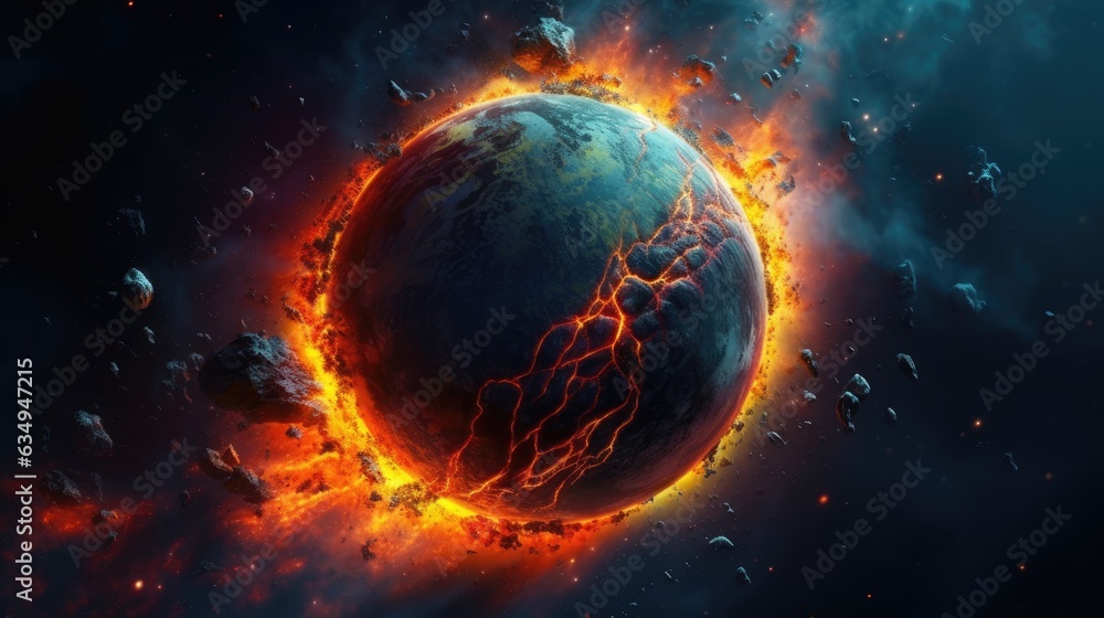 planet in space planet in space