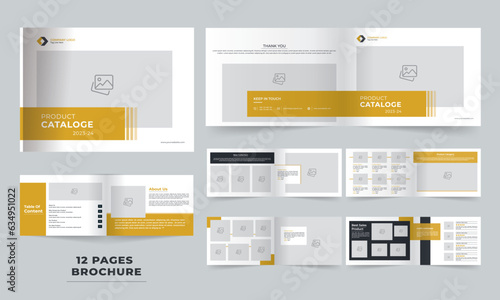 clean and customizable landscape product catalog or  landscape Portfolio Design or product catalog Layout