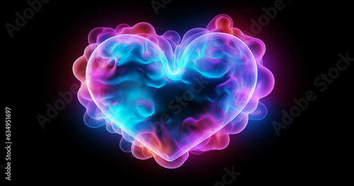heart color background