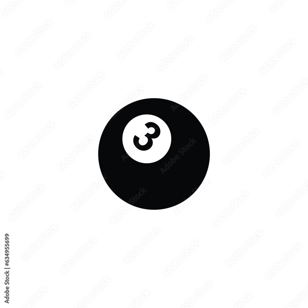 Billiard ball icon, Precision, strategy, and casual elegance showcased. Billiard ball icon, Precision, strategy, and casual elegance showcased.