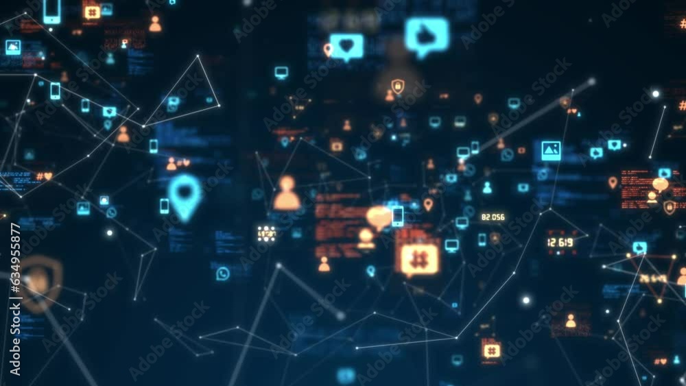 Social media platforms of viral content network web communities