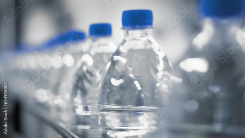 Water Factory production line bottling pure spring water  photo