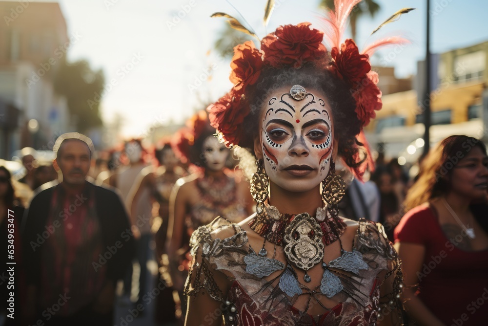 Da De Muertos Cultural Parade, Generative AI Da De Muertos Cultural Parade, Generative AI