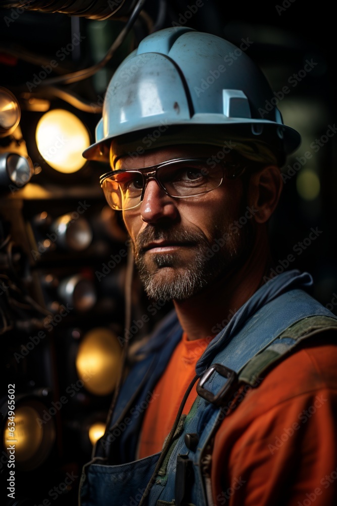 Portrait Of An Engineer, Generative AI Portrait Of An Engineer, Generative AI