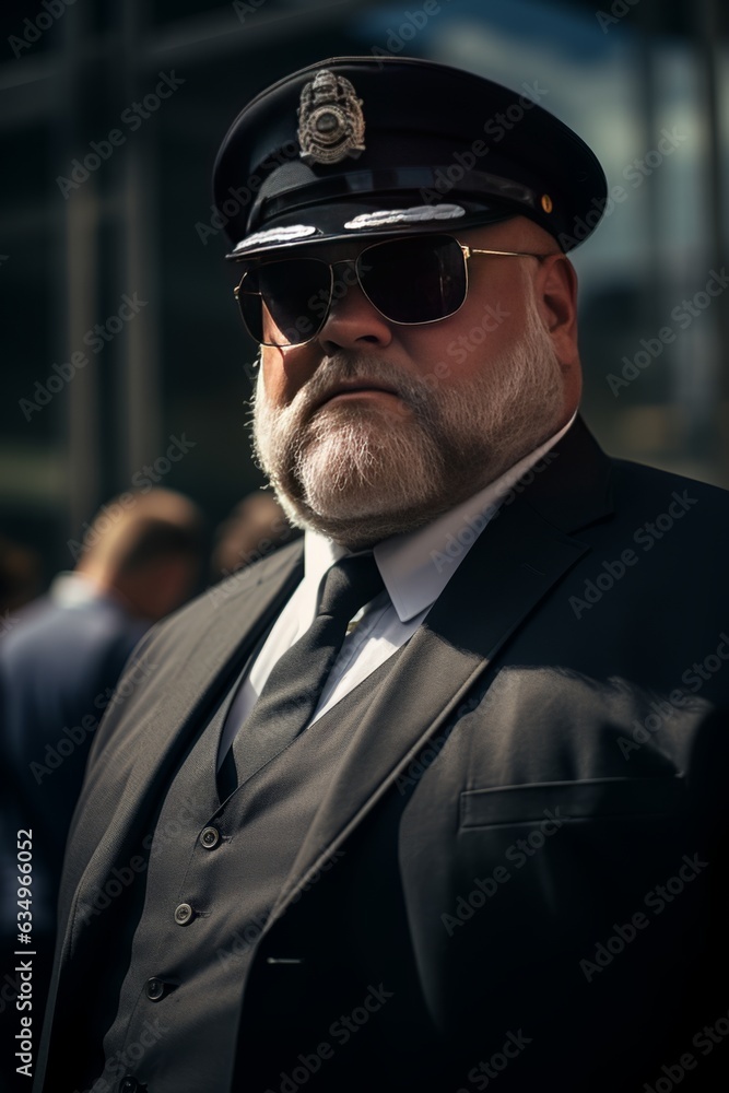 Portrait Of Body Guard, Generative AI Portrait Of Body Guard, Generative AI