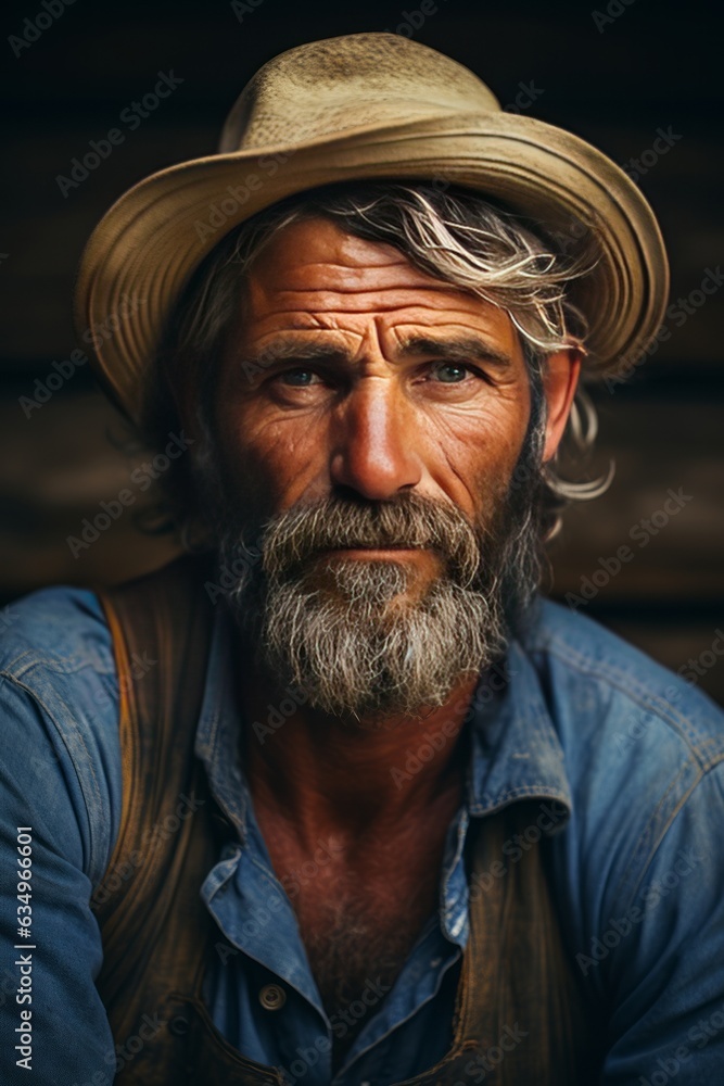 Portrait Of Farmer, Generative AI.jpeg, Portrait Of Farmer, Generative AI