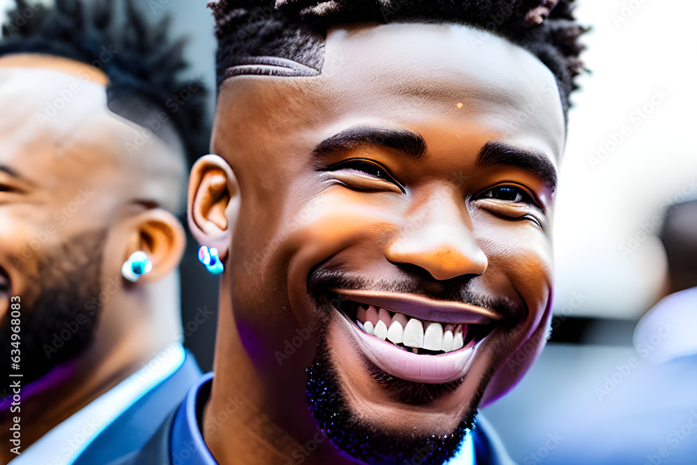 smilling man.
Generative AI