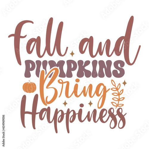 Fall and Pumpkins Bring Happiness