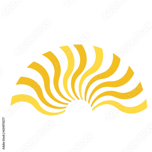 Circle Retro Sunburst