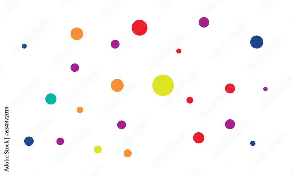 color dot vector background design