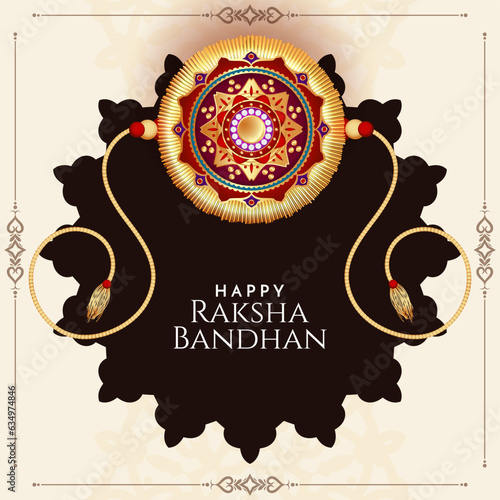 Happy Raksha bandhan brother sister festival background