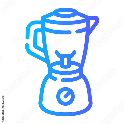 blender Line Gradient Icon