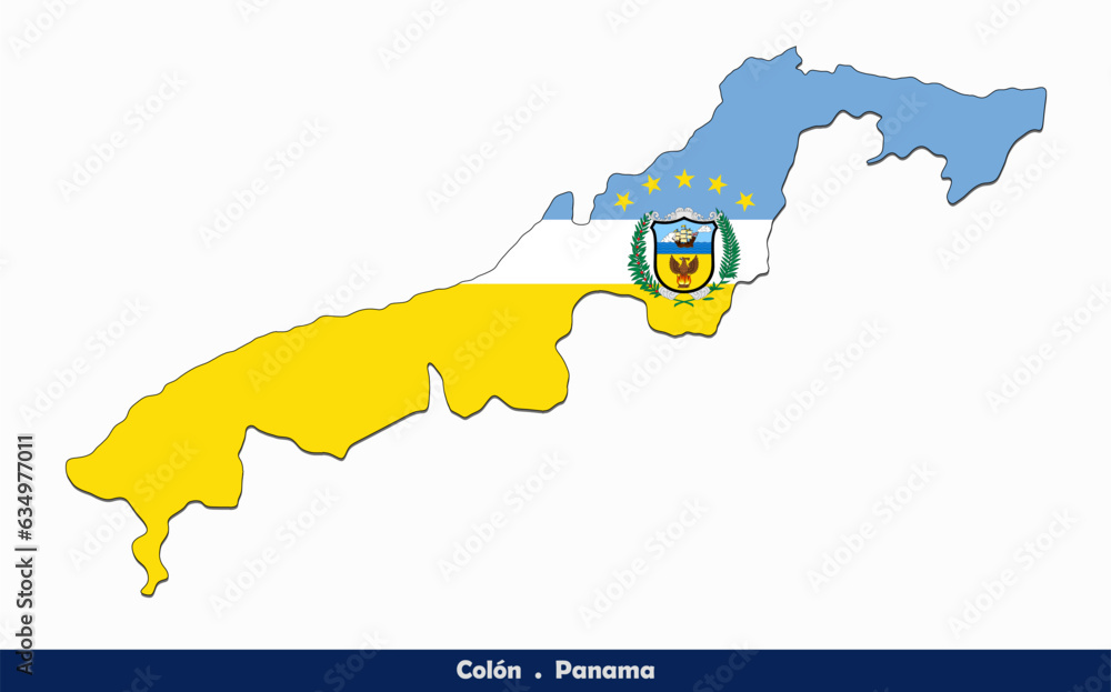 custom made wallpaper toronto digitalColón Flag -  Provinces of Panama (EPS)