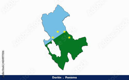 Darién Flag -  Provinces of Panama (EPS)