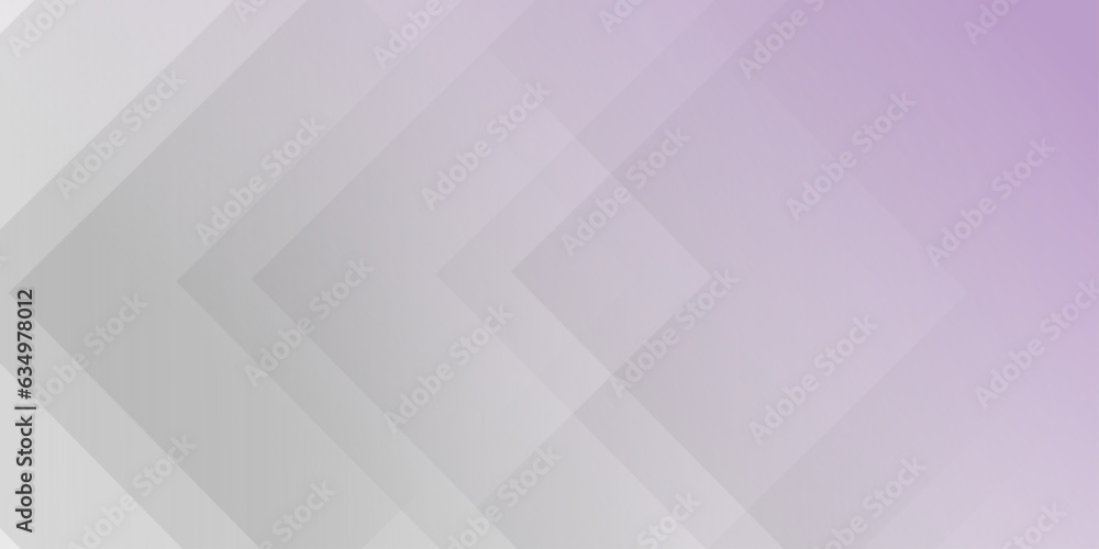 Fototapeta premium Abstract geometric square shape purple and gray color background. Vector, illustration. Decorative web layout or poster, banner. White grey background vector design.