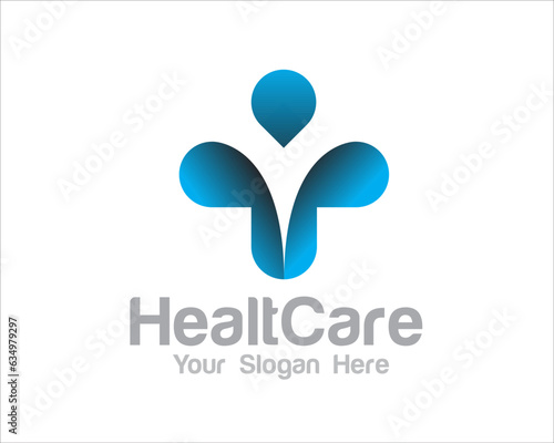 health care logo designs simple modern for medical service 