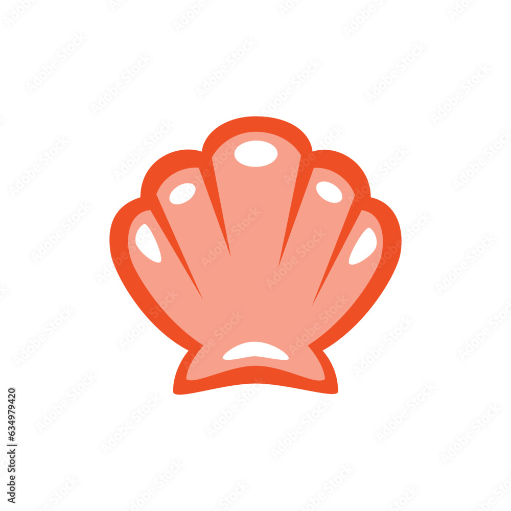 Shell icon. Cartoon illustration of a sea shell isolated on a white background. Vector 10 EPS.
Shell icon. Cartoon illustration of a sea shell isolated on a white background. Vector 10 EPS.